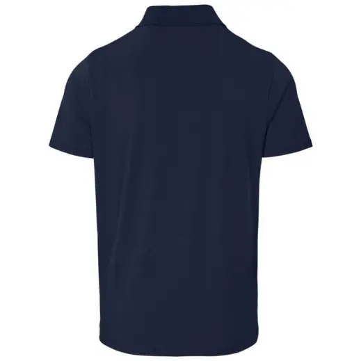 Mens Prima Stretch Golf Shirt Navy Back